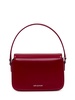 Self-Portrait Burgundy Leather Hand Bag