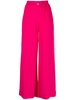 Raspberry Pink Silk Blend Trousers