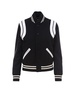 SAINT LAURENT Two-Tone Varsity Jacket for Women – FW23 Collection