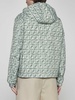 FF-print reversible hooded jacket