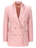 Double-Breasted Blazer Blazer And Suits Pink