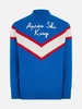 Man Half-turtleneck Sweater With Après Ski King Embroidery