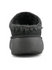 Black Double-face Sheepskin Bounce Clog