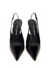 Slingback In Black Patent Leather