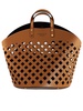 Brown Leather Eliza Shopper