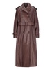 Crocodile Print Trench Coat