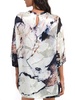 Marble-print Blouse