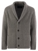 Tagliatore Ribbed Wool Cardigan