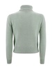 Sweatshirt With Ribbed Turtleneck