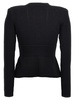 'black Pointelle Knit' Sweater