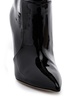 105 Stiletto Boot In Black Patent Leather