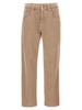 Brunello Cucinelli Logo Patch Cropped Jeans