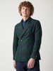 Aaradeo Tartan Double-breasted Jacket