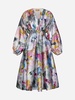 Veroma Floral Jacquard Dress