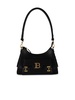 Balmain 'Hobo B Buzz' Black Lear Bag