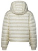 Ivory Polyamide Down Jacket