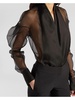 Black Silk Blouse