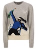 Mc2 Saint Barth New Queen Sweater With Jacquard Print Après Ski Champ