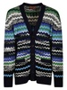 Iconic Pattern Wool Cardigan