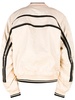 Dries Van Noten Striped Edge Drop Shoulder Bomber Jacket