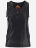 Stretch Jersey Top With Sequins