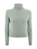 Sweatshirt With Ribbed Turtleneck