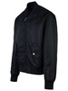 Balmain Dark Blue Polyamide Bomber Jacket