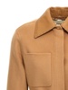 Fendi Logo Embroidery Cashmere Jacket