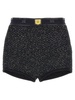 Logo Plaque Sequin-embellished Shorts