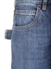 Logo Patch Straight Leg Jeans