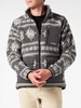 Man Sherpa Jacket With Fair-isle Print