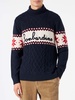 Half-turtleneck Sweater With Bombardino Lettering