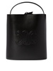 Logo Embossed Small Bucket Bag