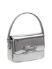 Self-Portrait Silver Leather Hand Bag