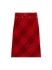 Burberry skirt in Check pattern wool