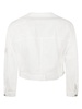 Lace Paneled Double-breast Cropped Jacket