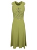 Ermanno Scervino Cut-Out Detailed Round Neck Sleeveless Dress