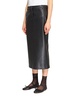 Eco-leather Longuette Skirt