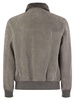 Brunello Cucinelli Sheepskin Bomber Jacket With Wool Details