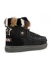 Eskimo Sneaker Star Patches & Mink Fur Trim