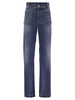 Polo Ralph Lauren Wide Leg Jeans In Stretch Cotton