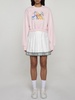 Crayon Tennis Players Cotton Cropped Sweatshirt