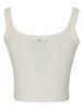 Sleeveless ribbed top