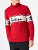 Half-turtleneck Sweater With Cortina Lettering