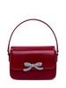 Self-Portrait Burgundy Leather Hand Bag