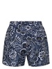 floral-print swimming shorts