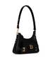 Balmain 'Hobo B Buzz' Black Lear Bag