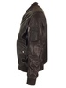 Brown Lambskin Bomber Jacket