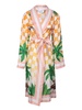 Table Tennis Club Sunset Silk Robe