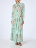 Woman Linen Dress Marbella With Flower Print